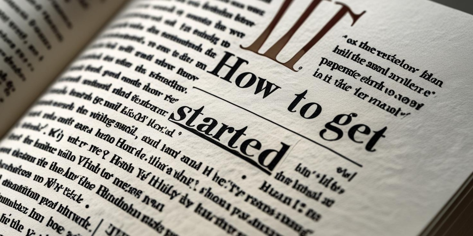 How to Get Started